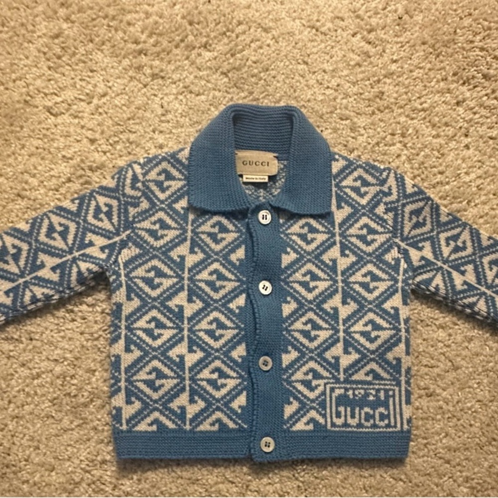 Baby Gucci Cardigan Sweater